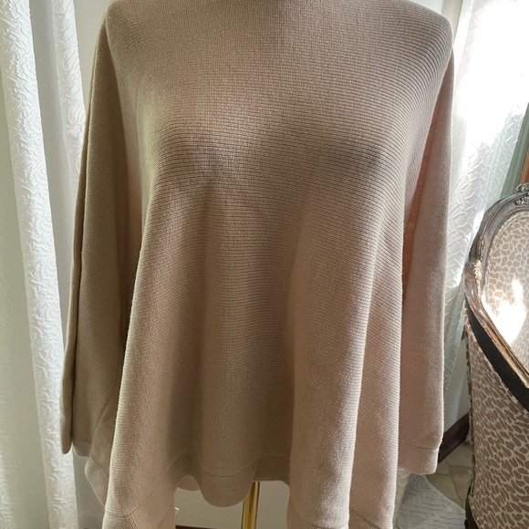 Lululemon Flow Forward Soft Pink Poncho Sweater As Is - Picture 3 of 8